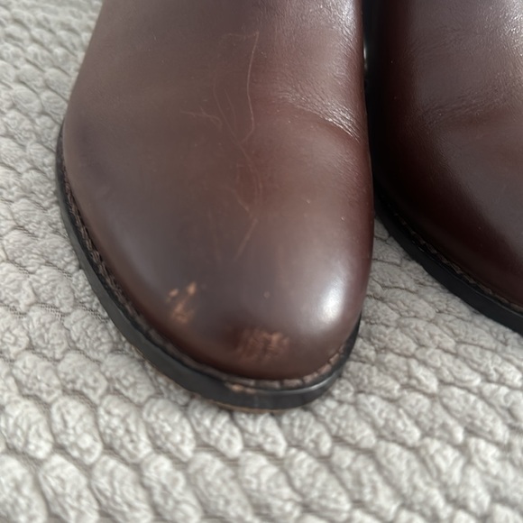 Beautiful walnut Coach booties - Picture 11 of 11